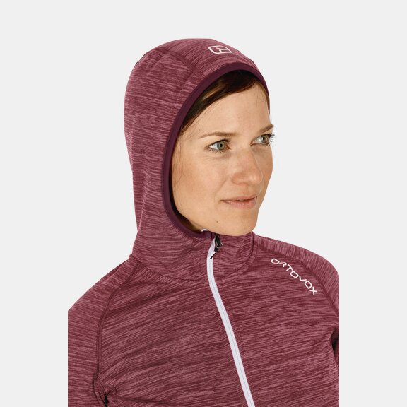 Hoodies FLEECE LIGHT MELANGE HOODY W