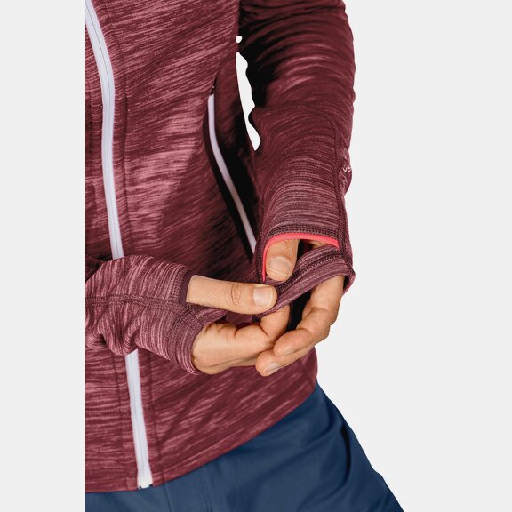 Hoodies FLEECE LIGHT MELANGE HOODY W