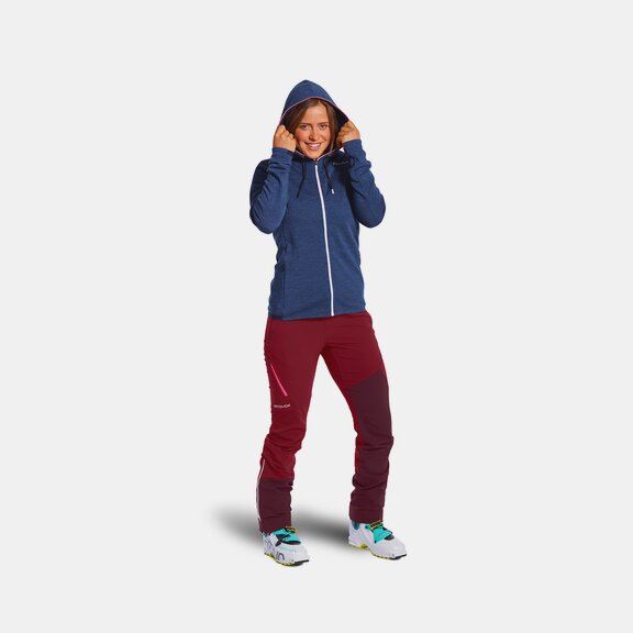Fleece-Jacken MERINO TERRY HOODY W