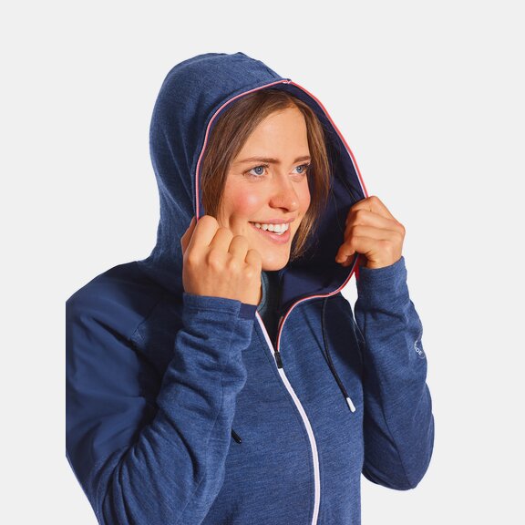 Fleece-Jacken MERINO TERRY HOODY W