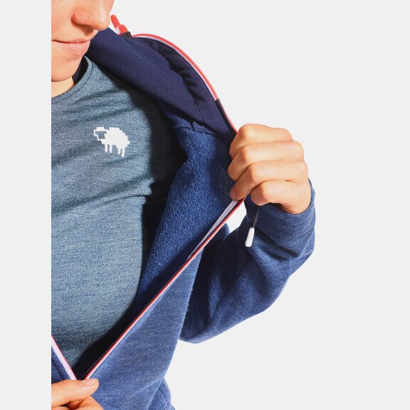 Fleece-Jacken MERINO TERRY HOODY W