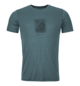 T-Shirts 120 COOL TEC MTN CUT TS M Blue