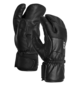 Gloves FULL LEATHER 3 FINGER GLOVE Black