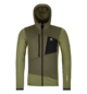 Hoodies FLEECE GRID HOODY M Grün