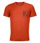 T-Shirts 185 MERINO WAY TO POWDER TS M orange