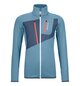 Vestes en polaire FLEECE GRID JACKET W Bleu