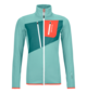Vestes en polaire FLEECE GRID JACKET W Bleu