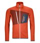 Fleece Jackets FLEECE GRID JACKET M orange