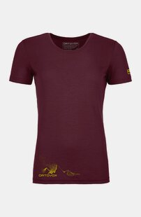 T-Shirts 185 MERINO LOGO SPRAY TS W