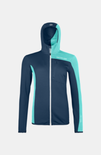 Hoodies FLEECE LIGHT GRID HOODED JKT W