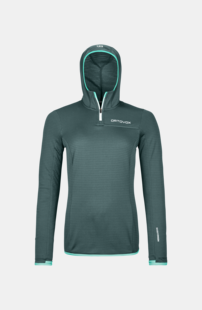 Hoodies FLEECE LIGHT GRID ZN HOODY W