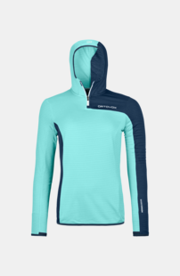 Hoodies FLEECE LIGHT GRID ZN HOODY W
