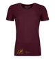T-Shirts 185 MERINO LOGO SPRAY TS W Purple