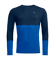 Langarm Baselayer 185 ROCK'N'WOOL LONG SLEEVE M Blau