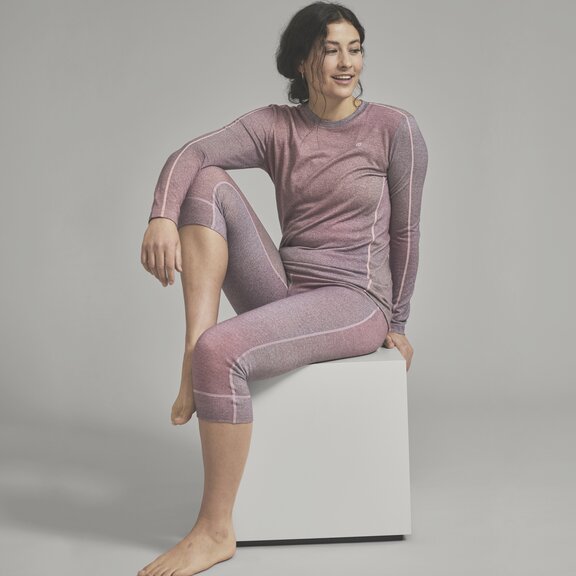 Langarm Baselayer 185 ROCK'N'WOOL PRINT LS W