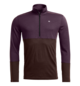 Base Layer long 185 ROCK'N'WOOL ZIP NECK M Purple