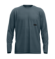 Longsleeves 185 MERINO PATCH LS M Blue