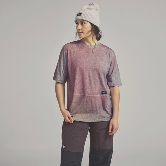 T-Shirts 185 MERINO PATCH PRINT TS W