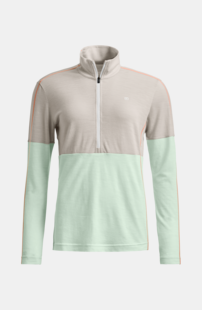 Langarm Baselayer 185 ROCK'N'WOOL ZIP NECK W
