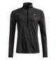 Base Layer long 185 ROCK'N'WOOL ZIP NECK W Black