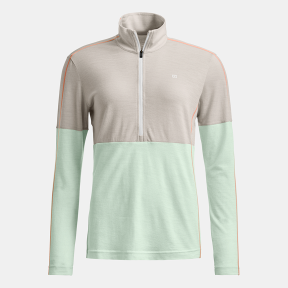 Base Layer long 185 ROCK'N'WOOL ZIP NECK W