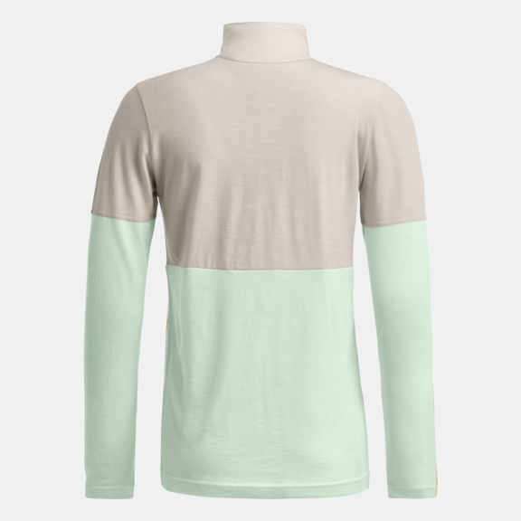 Base Layer long 185 ROCK'N'WOOL ZIP NECK W