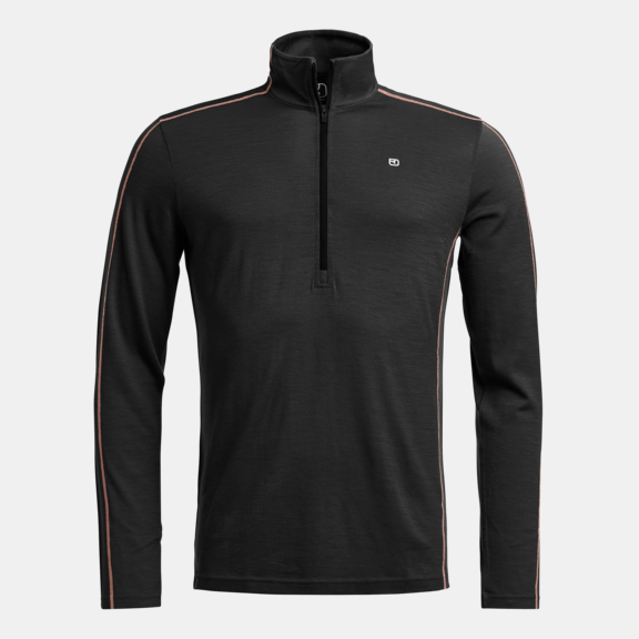 Base Layer long 185 ROCK'N'WOOL ZIP NECK M