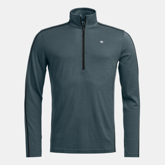Base Layer long 185 ROCK'N'WOOL ZIP NECK M