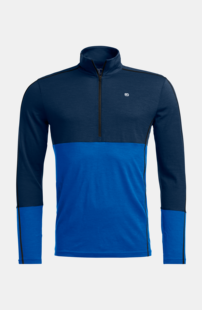 Langarm Baselayer 185 ROCK'N'WOOL ZIP NECK M