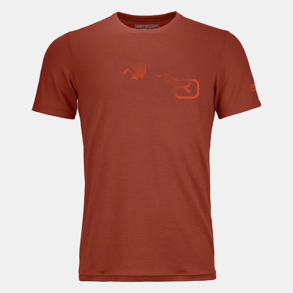 T-Shirts 185 MERINO LOGO SPRAY TS M