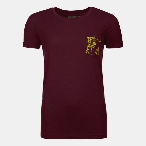 T-Shirts 185 MERINO WAY TO POWDER TS W