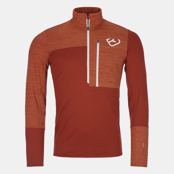 Pullover FLEECE LIGHT ZIP NECK M