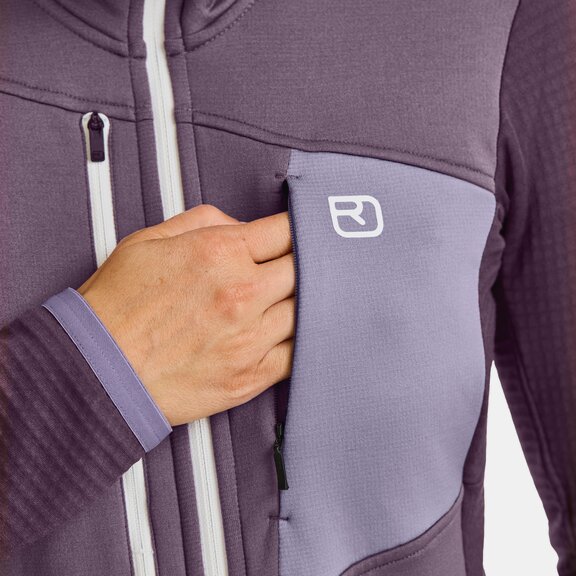 Vestes en polaire FLEECE GRID JACKET W