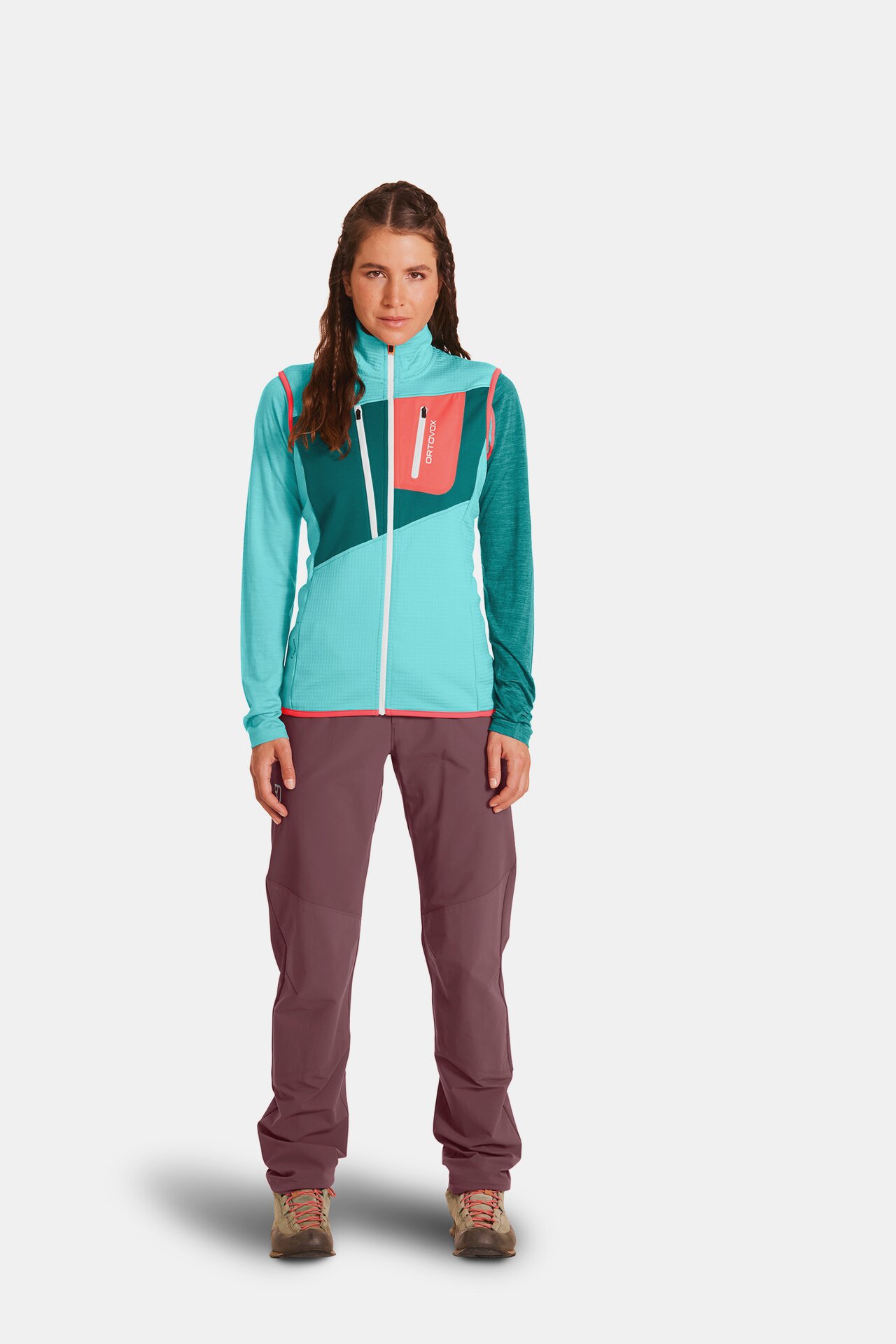 ORTOVOX FLEECE GRID VEST W Vests ORTOVOX